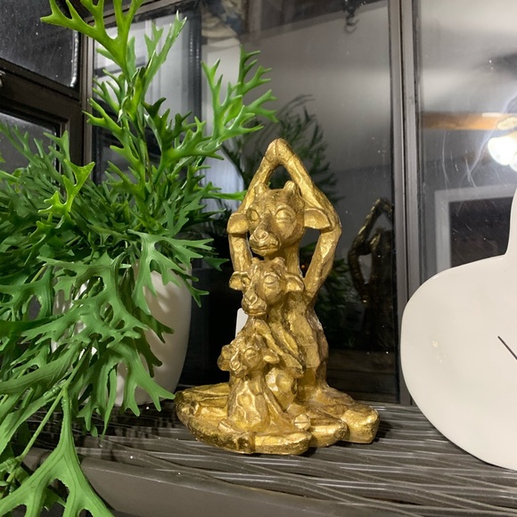 Pier 1 Accents Pier Golden Namaste Yoga Giraffes Statue Nwt Poshmark